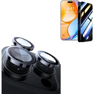 UltraGlass for iPhone 16 Pro Max Privacy (Screen Protector+ Camera Protector) Black Titanium