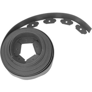 Plastic Garden Border L Shaped Edging No Dig Kit with 30 Nails for Vegetable Garden - Horticultural Landscape (5cm*5cm*10m)