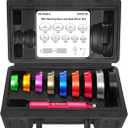 BILITOOLS Bearing Race and Seal Driver Set, 10 Piece Metric Bearing Press Kit with 1 Handle & 9 Adapters (39.5-81mm), Seal Installer Kit with Portable Storage Case