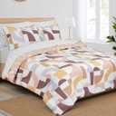 Geo Reversible Bed in A Bag, Queen (Multicolor)