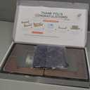 KAIU Vinyl Record Storage Holder - Solid Wood with Crystal Clear Acrylic Holder - Premium Design, Perfect 12" LPs or 7" Singles Display Unit - Stores and Supports up to 50 Albums (Vintage Brown)