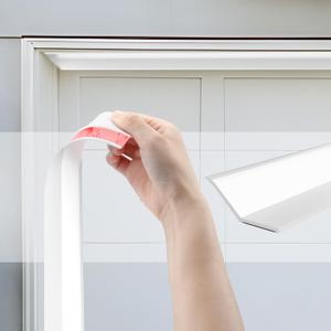 Garage Door Seal Top and Sides - 36 Ft Garage Door Weather Stripping Side Seal, Heavy Duty Weatherproof TPE, Insulates, Prevents Drafts, Easy Installation for Homeowners and DIYers (White)