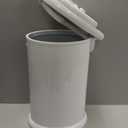 Ubbi Steel Diaper Pail, Odor Locking, No Special Bag Required, Award-Winning, Registry Must-Have, White