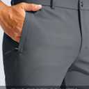 Men's Golf Pants - Slim Fit Stretch Lightweight Dress Pants for Men with Zipper Pockets Casual Work, L34xW36