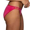Vanity Fair womens Illumination String Panties (Regular & Plus Size) Bikini Style Underwear, Polished Pink, 7 US (Pink, L)