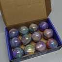 12 Pack Galaxy Slime Balls Valentines Slime Party Favors, Non-Sticky, Soft Slime Kit for Classroom Prizes, Stocking Stuffers, Goodie Bag Stuffers,Easter Basket Stuffers for Kids Boys Girls