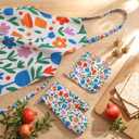 Blushtier Passover Kitchen Accessories Sets, Including Kitchen Apron, Pot Holder, Oven Mitt Passover Gifts for Home Seder
