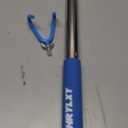 Telescoping Pickup Tool Magnetic Pole with 3 Hooks, 10 FT Telescopic Push Pull Rod Wire Reacher Grabber Disc Golf Retriever, Disc Golf Accessories