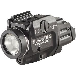 Streamlight 69434 TLR-8A G Flex 500-Lumen Low Profile Pistol Light with Integrated Green Aiming Laser for Select Handguns, Includes Rear Switches, Mounting Kit, and Keys, Black
