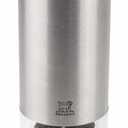Peugeot - Elis Sense u'Select Electric Pepper Mill - Adjustable Grinder, Battery Powered - Blue LED Light, Stainless Steel, 8-inches
