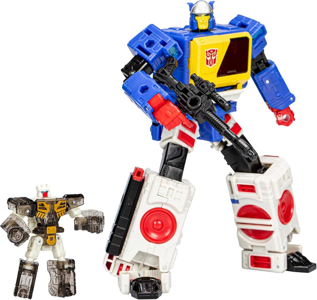 Transformers Toys Legacy Evolution Voyager Twincast and Autobot Rewind Toy, 7-inch, Action Figures for Boys and Girls Ages 8 and Up