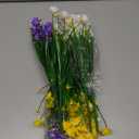 8 Bundles Artificial Daffodil Outdoors Flowers (Mix-Daffodil)