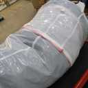 Boat Cover 16ft-18.5 ft, Heavy Duty Covers fits Bass Boats, V-Hull, Tri-Hull, Runabout, Fishing Boats, Waterproof Trailerable Boat Cover, Marine Grade Canvas Outboard Cover, (Black, Length 16' Height 12')