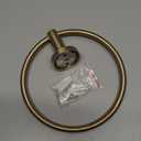 JQK Towel Ring Champagne Bronze, 304 Stainless Steel Hand Towel Holder for Bathroom Wall Mount, TR130-CB
