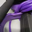 Multifunction Tension Rope, 6-Tube Elastic Yoga Pedal Puller Resistance Band, Natural Latex Tension Rope Fitness Equipment, for Abdomen/Waist/Arm/Leg Stretching Slimming Training (Purple)