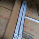 Face Frame Rear Mounting Brackets 2 Pairs for Drawer Slide Cabinet Drawer Guides Slides Rails Bracket for Face Frame Install, with Screws