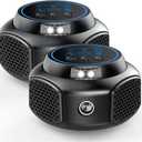 Ultrasonic Mouse Repellent Plug in, Indoor Pest Rodent Control for Mouse Mice Rat Squirrel, Electronic Repelling Device Mouse Traps for House Kitchen Garage Black 2 Pack