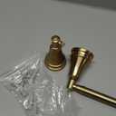 Delta Saylor (1-Pack) Wall Mounteded Pivot Arm Toilet Paper Holder in Champagne Bronze, Gold Bathroom Accessories 73550-CZ