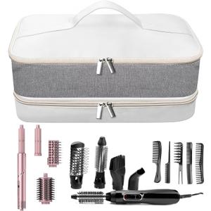 Case Compatible with Shark Flex Style, Travel Case for Dyson Airwrap Hair Tools Travel Bag, Suitable for Daily Finishing Double Structure Portable Tote Bag