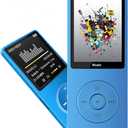 MP3 Player, Music Player with 16GB Micro SD Card, Buildin Speaker/Photo/Video Play/FM Radio/Voice Recorder/EBook Reader, Supports up to 128GB (Dark Blue)