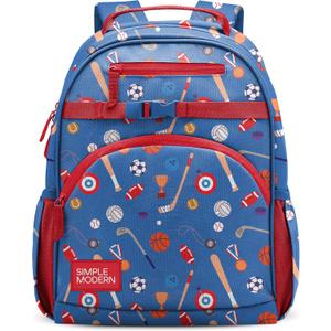 Simple Modern Medium Toddler Backpack for School Girls and Boys | Kindergarten Elementary Kids Backpack | Fletcher Collection | Kids - 15" tall | Sports Balls