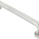 Moen Home Care Bathroom Safety 24 Inch Stainless Steel Handicap Grab Bar for Bathtub and Shower, Slip Resistant Peened Texture, Elderly Assistance Product, Polished Brass, R8724P