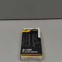 EZDIY-FAB PCIe 5.1 Adapter - 600W 12+4pin, 16pin 12VHPWR GPU Power Connector, 12V-2x6 GPU Adapter,180 Degree Right Angle - Compatible with RTX 3090Ti, 4070Ti, 4080, 4090 GPU - RVS Type, Black, 1 Pack