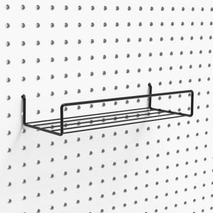 Pegboard Shelves, Peg Board Hooks, for Organizing Various Tools, 2 Packs, Black