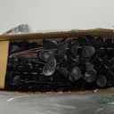 Giegxin 90 Pcs 3 Kinds Mixed Artificial Eucalyptus Leaves Stems Bulk Silver Dollar Leaves Picks Dried Eucalyptus Bundle Faux Spray for Wedding Vase Bouquet Floral Arrangement (Black)