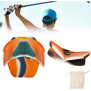 Golf Training Grip Aid - Golf Swing Trainer Tool Posture, Non-Slip Swing Aid for Accuracy & Control, GolfClub Swing Grip Pad for Outdoor/Indoor Golf Grip Practice (with Storage Bag) Pack of 2