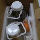 2QT Heavy Duty Glass Milk Bottle with Lid,2Pack 64oz Glass Milk Jug with Reusable Airtight Screw Lid, Bottles for Juice, Water, Oat or Plant Milks