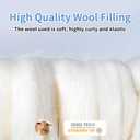 YMLIVE Summer Lightweight Wool Comforter Twin Size, 100GSM Thin Duvet Insert, Noiseless Cotton Shell, Breathable Light Down Alternative Comforter (White)