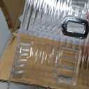 12 Pack Shoe Slots Organizer Adjustable Level Shoe Stacker Holder Storage Space Saving Sneakers Display Tray Rack for Closet (Transparent)