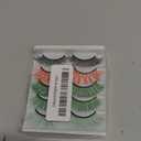 XIAO HUA Colored Eyelashes Mink Lashes, Fluffy Colorful Lash Clusters, Dramatic Long Thick Cat Fox Eye Lashes Full Curly False Eyelash,Curl Salon Extensions Strip 5 PairsAYW-10