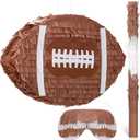 Sratte Kids Football Piata for Birthday Decoration Football Piata with Bat and Eye Mask for Boys Sports Birthday Party Supplies