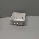 Ceramic Berry Basket Fruit Bowl for Kitchen Counter Hanging Baskets for Organizing Rustic Kitchen Decor, 1 pcs