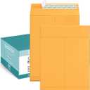 Eupako Catalog Mailing Envelopes 9x12 Brown Envelopes Self Seal 250 Pack for Organizing and Storage