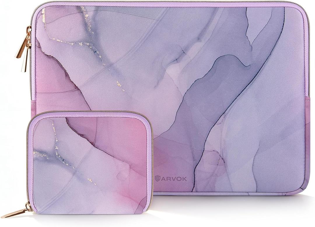 ARVOK 15 15.6 16 inch Laptop Sleeve for MacBook Pro 15 inch/MacBook Pro 16 inch Water-Resistant Laptop Case Notebook Computer/Tablet Pouch Cover for HP/Dell/Lenovo/Asus/Acer/Samsung with Extra Bag (Pink)
