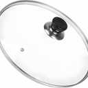 10 Inch Pan Lid, 10 Inch Frying Pan Lids, Tempered Glass Cast Iron Lid for Skillets, Fry Pan, Wok Pot (10 inch)