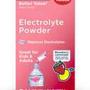 Amazon Basic Care Electrolyte Powder Packets, Strawberry Lemonade, 6 Count (Pack of 1) (EXP 11/12/27)