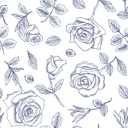 3 x Timeet 17.7In 78.7In Peel and Stick Wallpaper, Blue and White Floral Peel and Stick Wallpaper Boho Contact Paper Removable Self Adhesive Bedroom Cabinet Mural Wall Decor Vinyl Roll