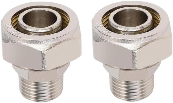 air line kit Maxline M8002 Straight Fitting for 1/2-Inch Tubing with 1/2-Inch Male NPT Thread(Pack of 2)