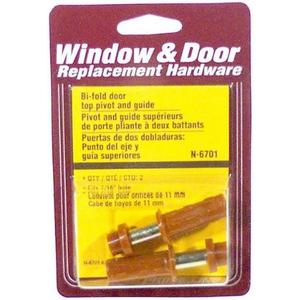 Prime-Line N 6701 Bi-Fold Door Pivot and Guide, Nylon (2 Pack)