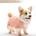 Dog Shirt, Lightweight Breathable Pet T-Shirts, Clothes, Sleeveless Vest Apparel for Small, Yellow Pink Green, 3 Pcs S