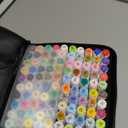 Caliart Markers, 100 Colors Dual Tip Art Markers Sketch Pens Permanent Alcohol Based, with Case for Adults Artists Drawing Illustration Sketching Coloring (White Barrel)