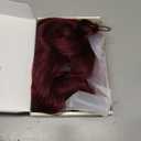 Burgundy Wig for Women, Long Red Wavy Wig with Bangs 26 Inch Wigs Natural Looking Heat Resistant Synthetic Wig for Daily Party Use