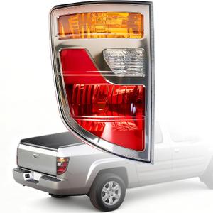 Tail Light Compatible With 2006-2008 Honda Ridgeline (Left Driver Side), Replace HO2818131 33551-SJC-A01