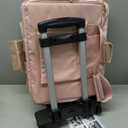 Rolling Teacher Bag with Wheels, Teacher Tote Bag with Detachable Trolley, Fits for 15.6" Laptop(Patent Design)