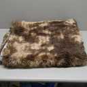 Shaggy Rugs Fluffy Rug, Plush Area Rugs for Living Room Nursery Home Decor, Tie-Dyed Brown Anti-Skid Rectangular Fuzzy Rug 4x6 Feet