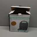 Baker's Friend Multi Mini Waffle Maker Machine, 6 x 3'' Small Waffle Iron, Perfect for Families and Individuals Use, Excellent Choice for Breakfast Brunch Parties & Events, Aqua